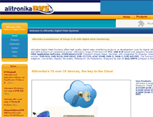 Tablet Screenshot of alitronika.com